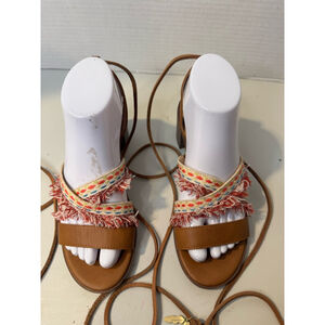 Mix No. 6 Sandals Women's Size 6.5 Brown Multicolor